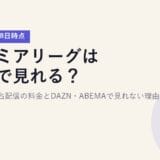 プレミアリーグはどこで見れる？【2026年8月8日時点】U-NEXT独占配信の料金とDAZN・ABEMAで見れない理由