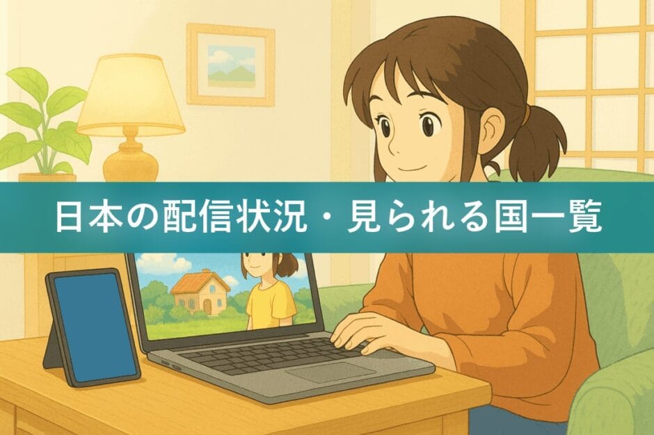 Netflixでジブリは見れる？日本の配信状況・見られる国一覧